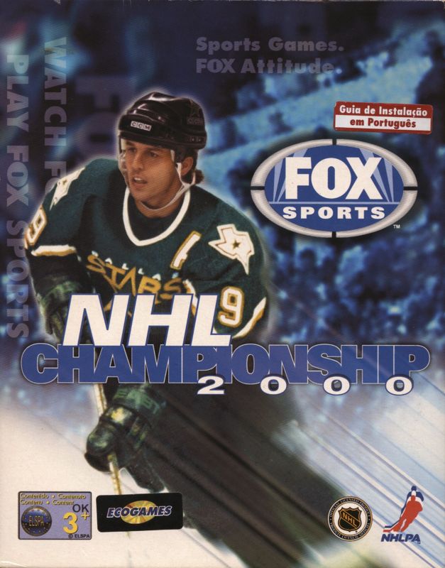 NHL Championship 2000 box art for Playstation